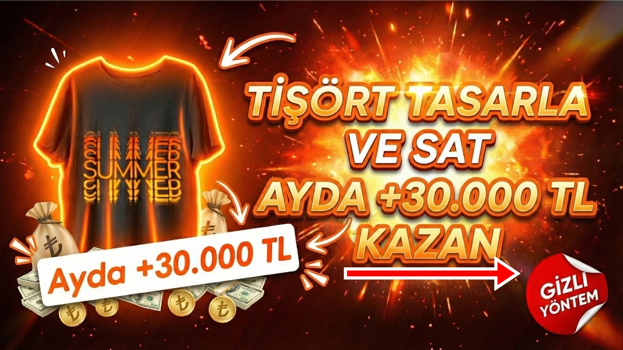 Tişört Tasarlayarak Para Kazanmak